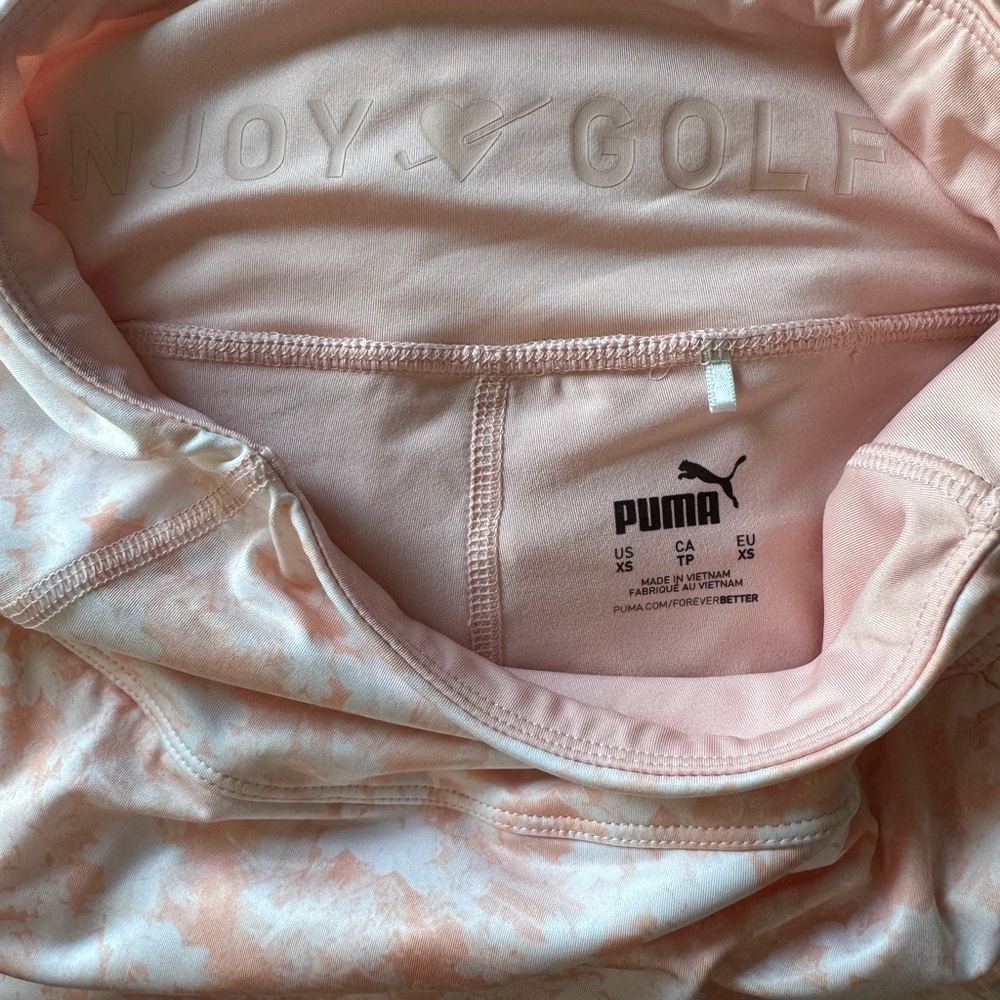 Puma Pink Marble-Print Mini Skirt - Picture 3 of 3